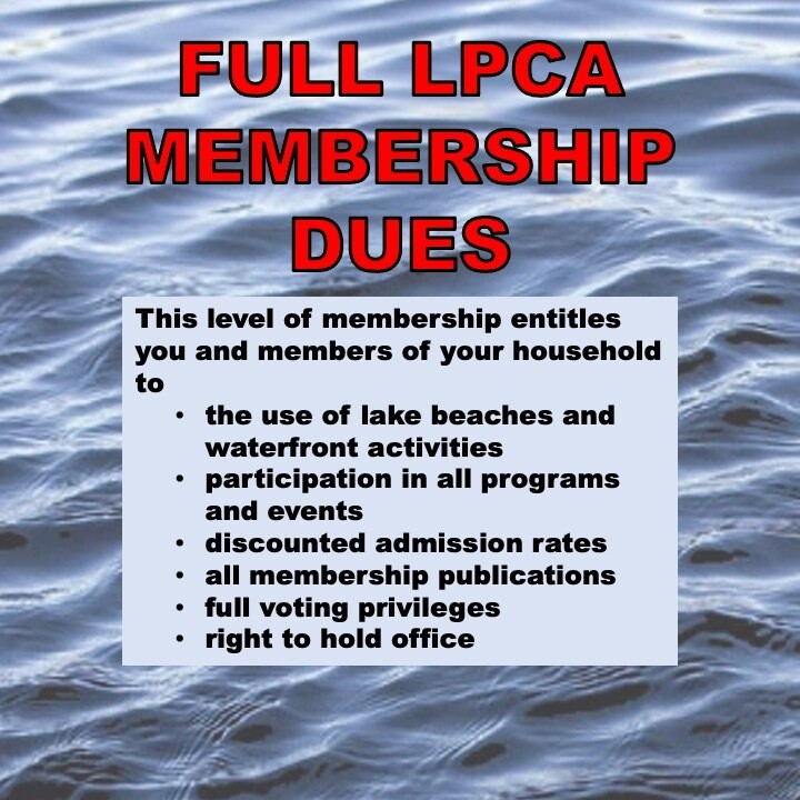 LPCA Full Membership Dues