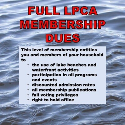 LPCA Full Membership Dues