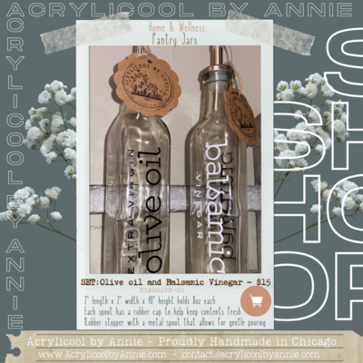 SET:Olive oil and Balsamic Vinegar SET:Olive oil and Balsamic Vinegar