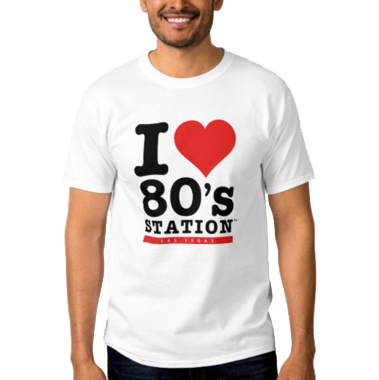 I Love 80's Station (Las Vegas) T-shirt