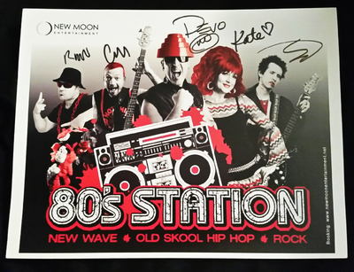 80's Station Autographed Promo Picture