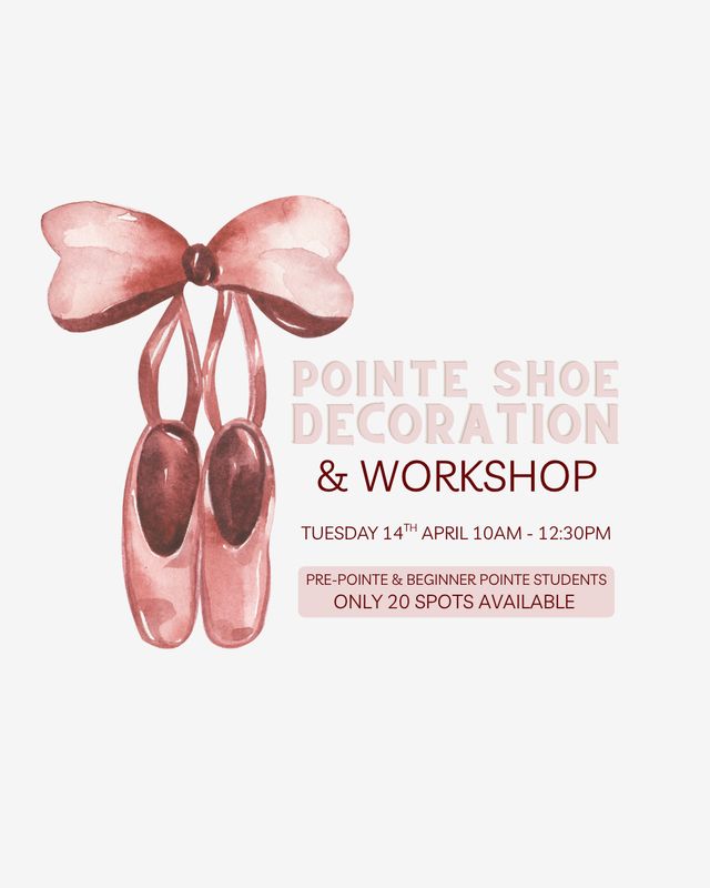 Pointe Shoe Decoration & Workshop