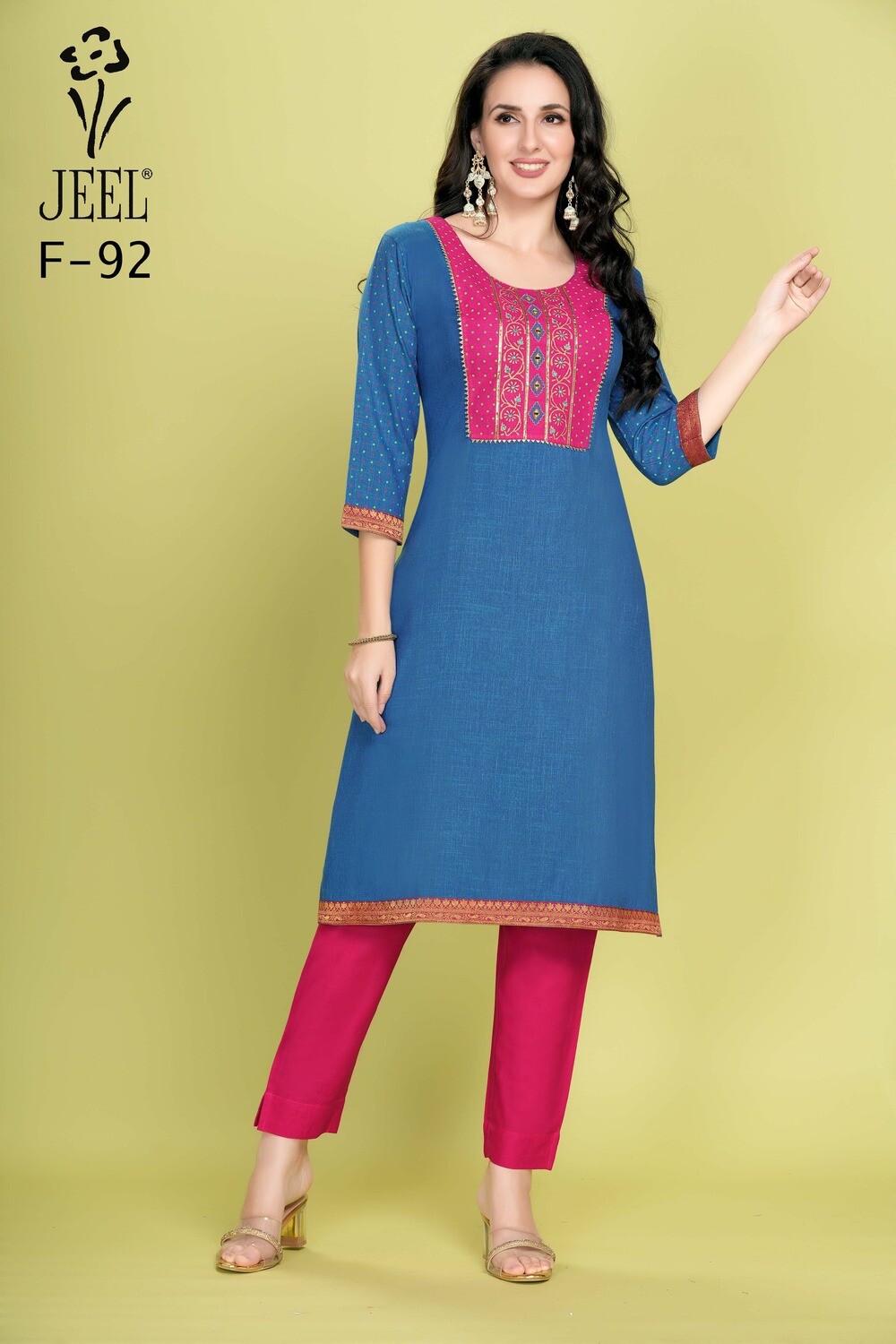 JEEL Kurti & Pant Set