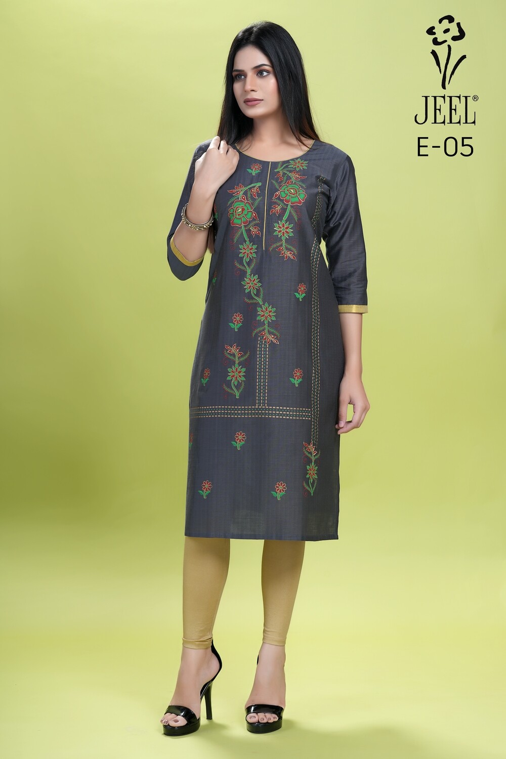 JEEL Embroidery Kurti