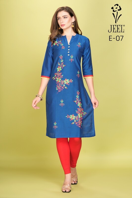 JEEL Embroidery Kurti