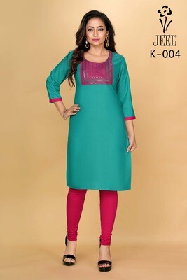 JEEL Embroidery Kurti