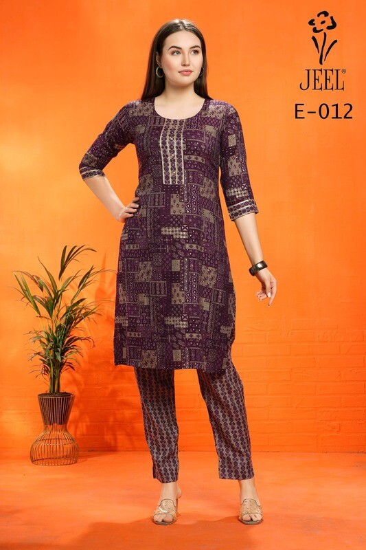 JEEL Kurti &amp; Pant Set