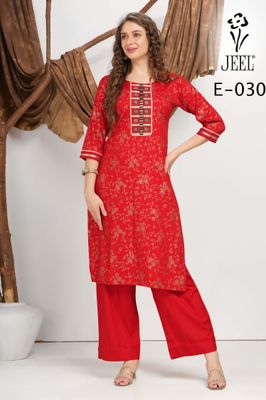 JEEL Kurti &amp; Palazzo Set