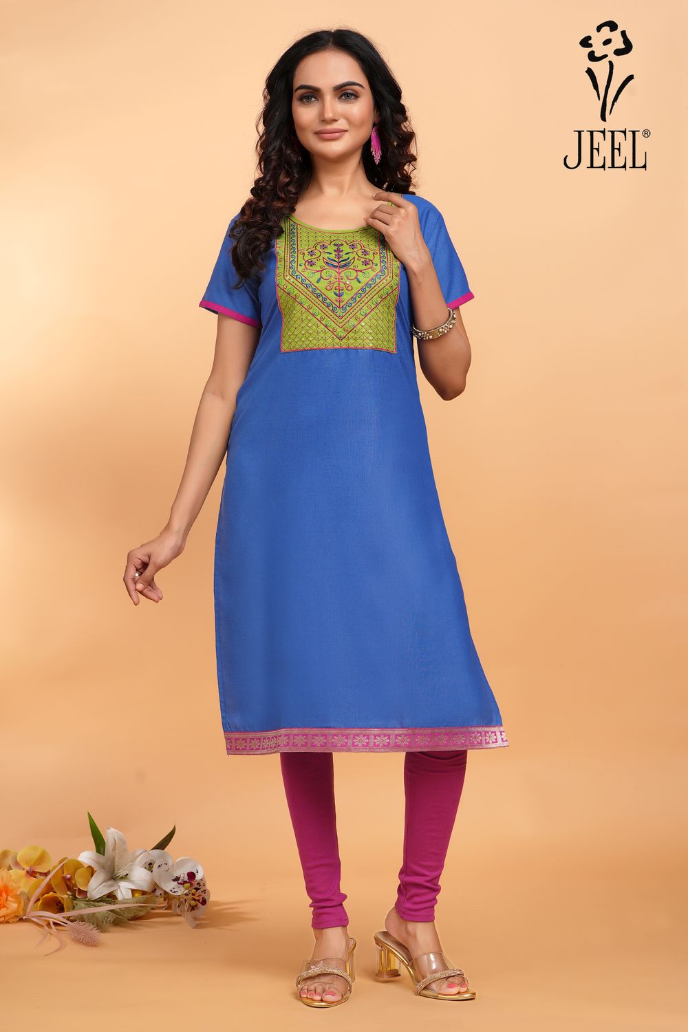 JEEL Varnika Kurti - Embroidery Collection