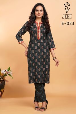 JEEL Kurti &amp; Pant Set