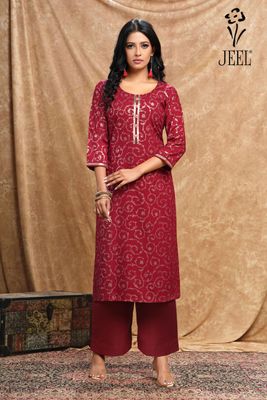 JEEL Kurti &amp; Palazzo Set