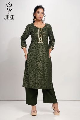 JEEL Kurti &amp; Palazzo Set