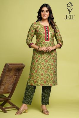 JEEL Kurti &amp; Pant Set