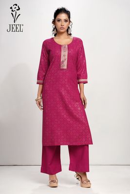 JEEL Kurti &amp; Palazzo Set