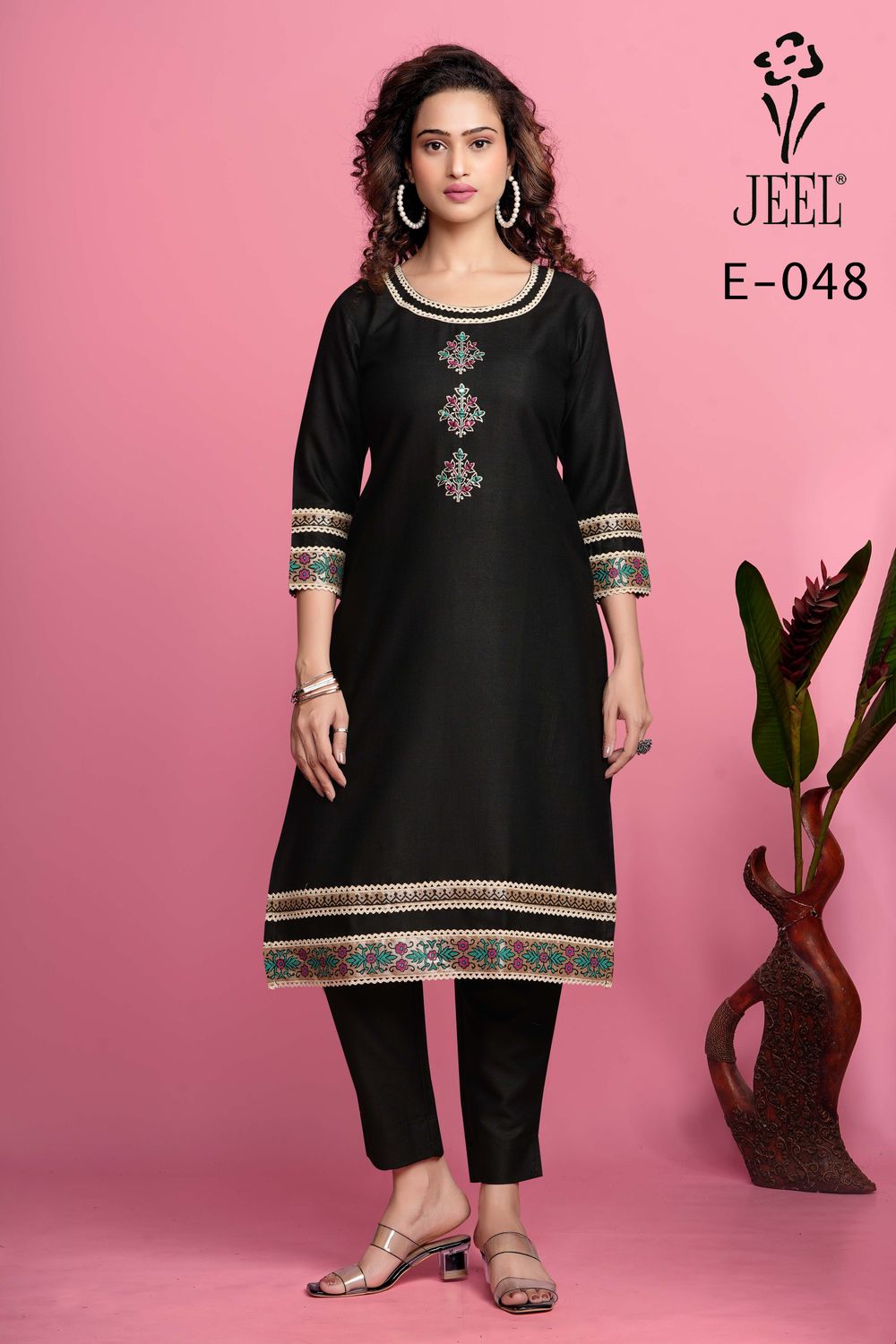 JEEL Kurti &amp; Pant Set