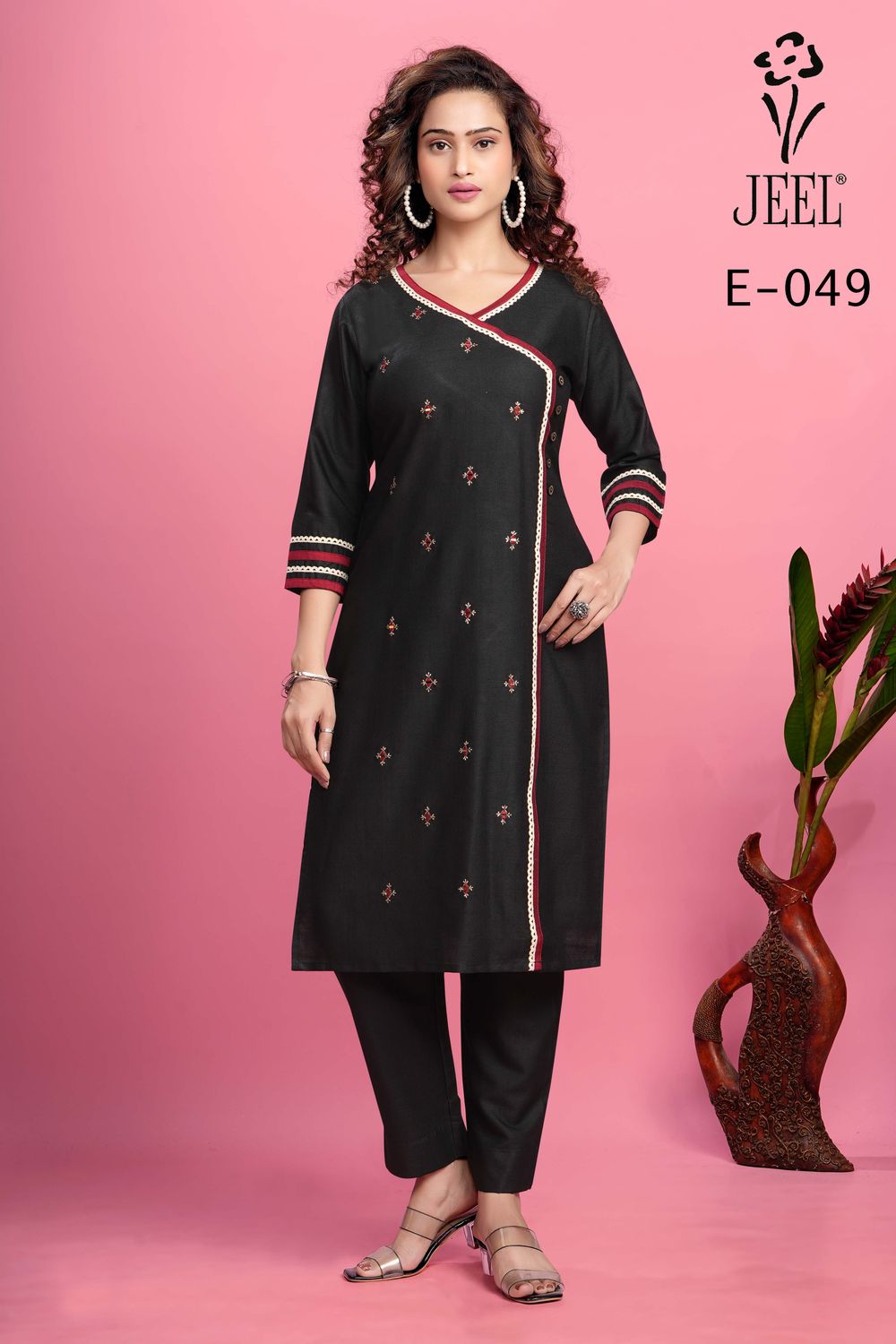 JEEL Kurti &amp; Pant Set