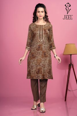 JEEL Kurti &amp; Pant Set