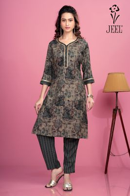 JEEL Kurti &amp; Pant Set