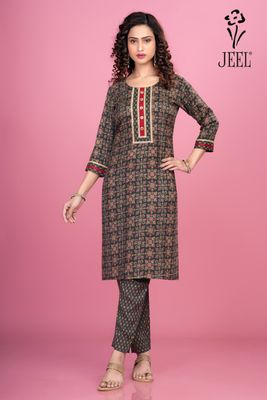 JEEL Kurti &amp; Pant Set