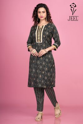 JEEL Kurti &amp; Pant Set