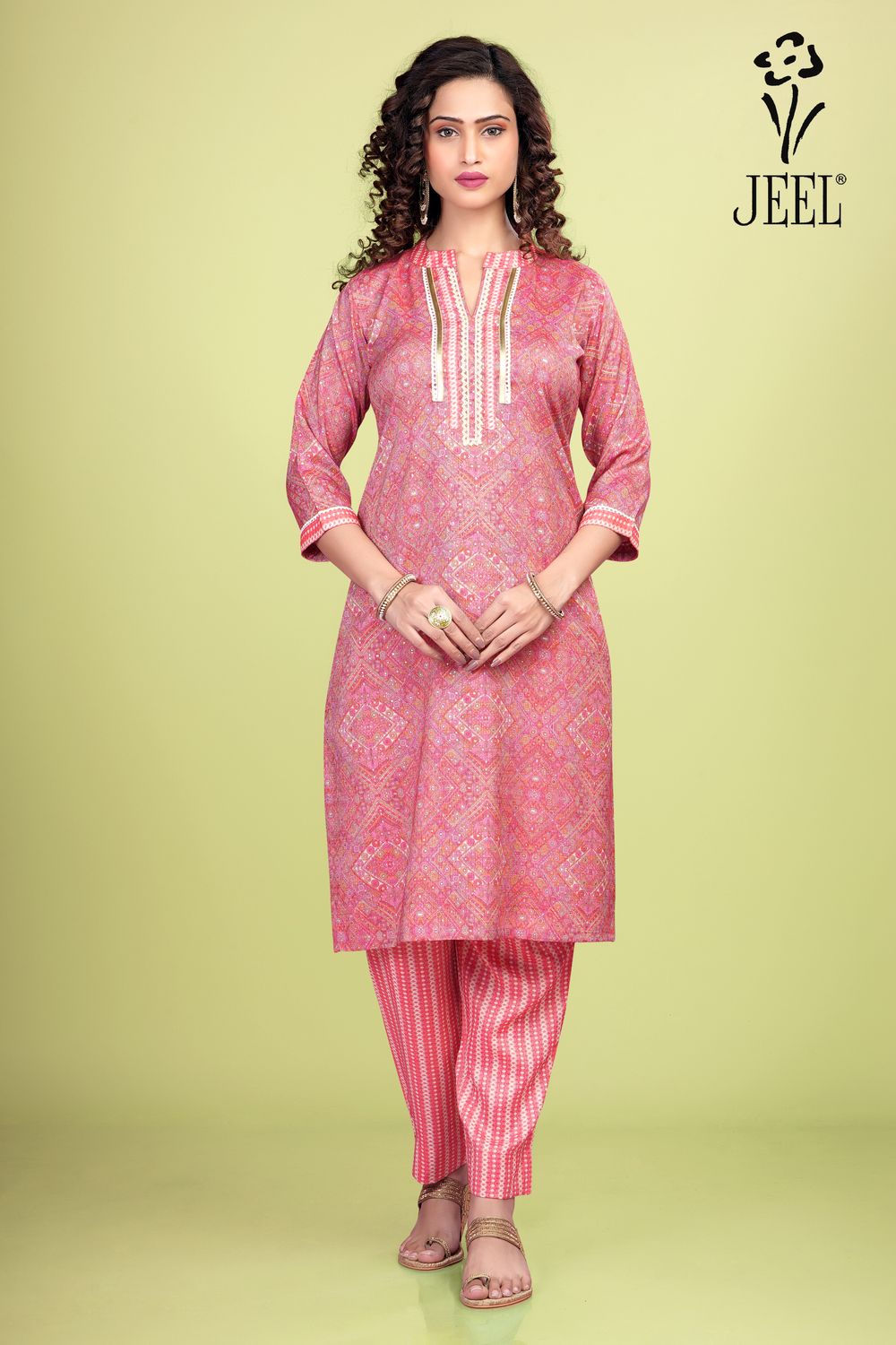 JEEL Kurti &amp; Pant Set
