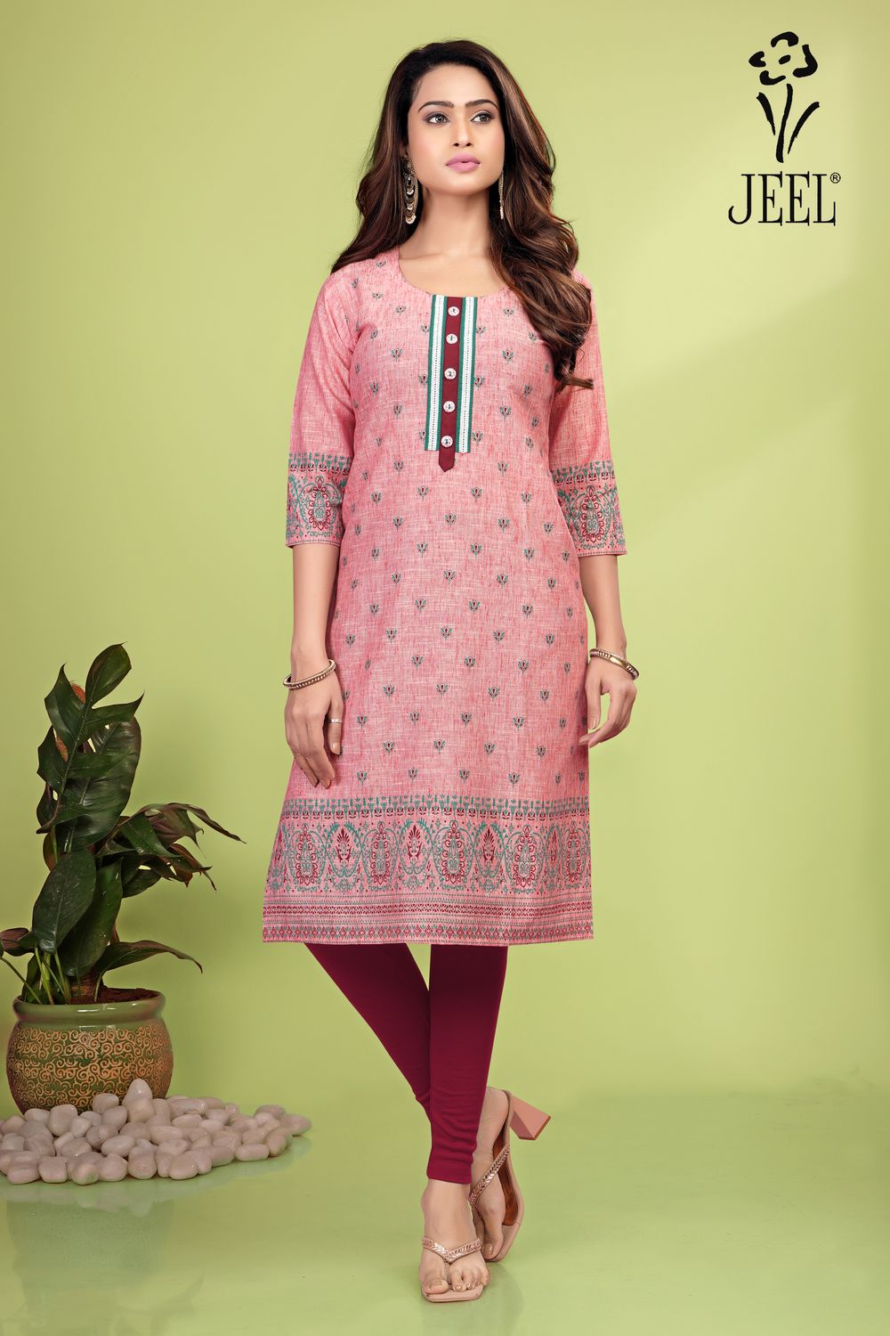 JEEL Khadhi Cotton Kurti