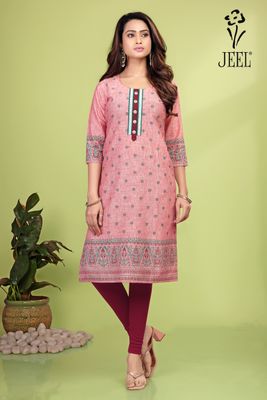 JEEL Khadhi Cotton Kurti