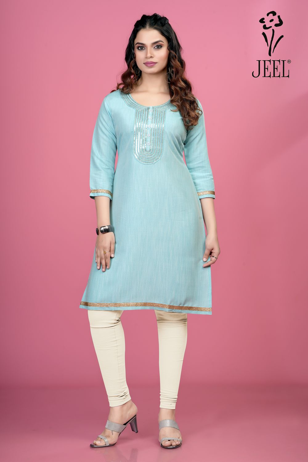 JEEL Embroidery Kurti