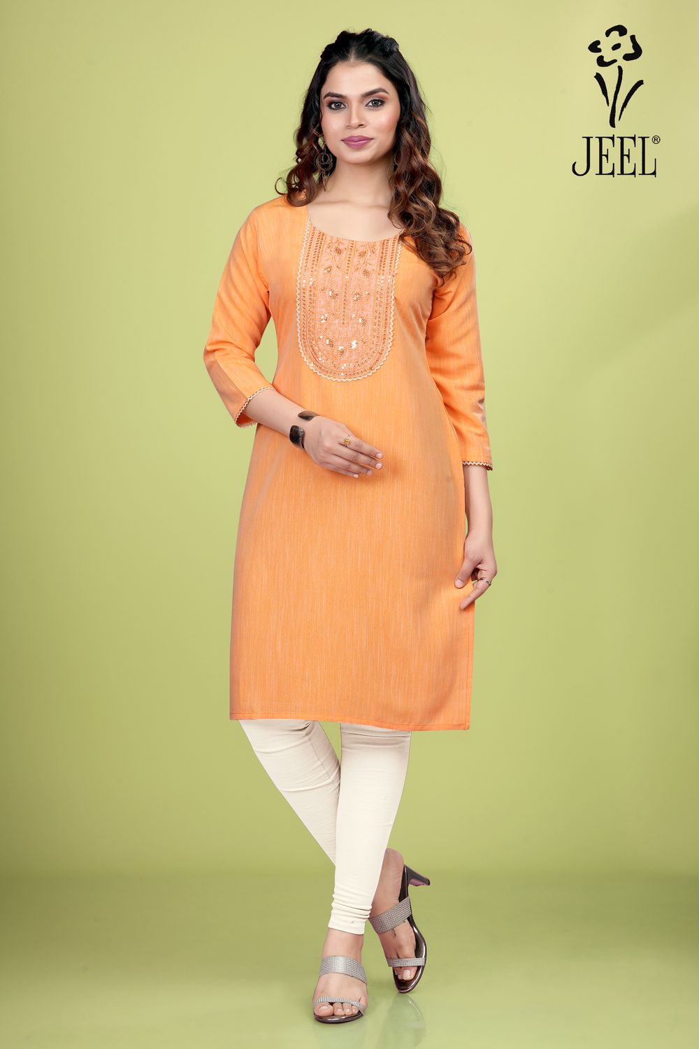 JEEL Embroidery Kurti