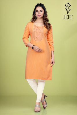 JEEL Embroidery Kurti