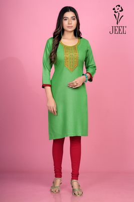 JEEL Embroidery Kurti