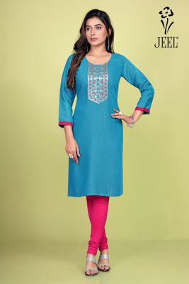 JEEL Embroidery Kurti
