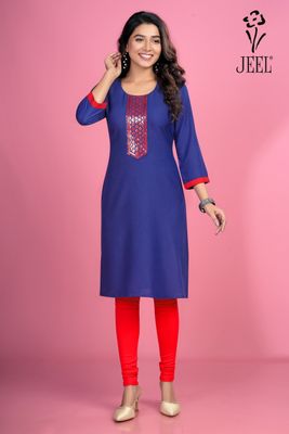 JEEL Embroidery Kurti