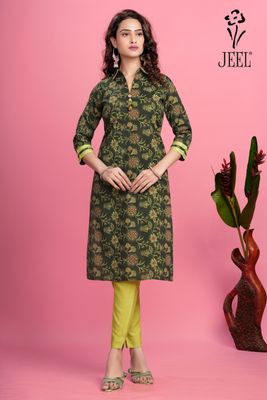 JEEL Kurti &amp; Pant Set