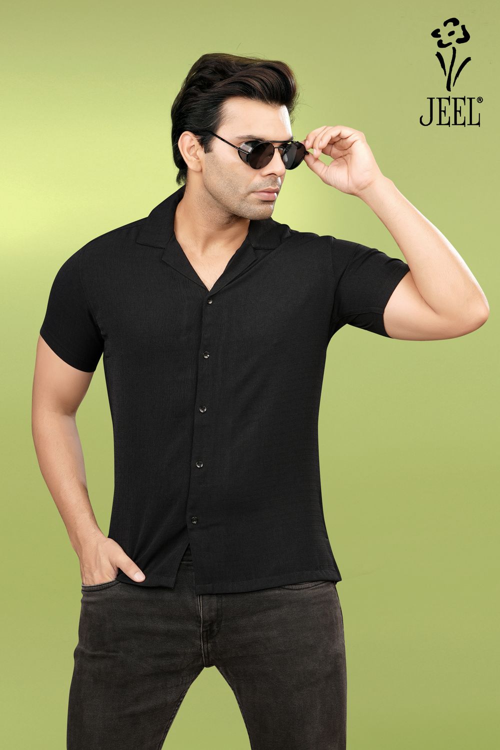 JEEL Gents Shirt - Black
