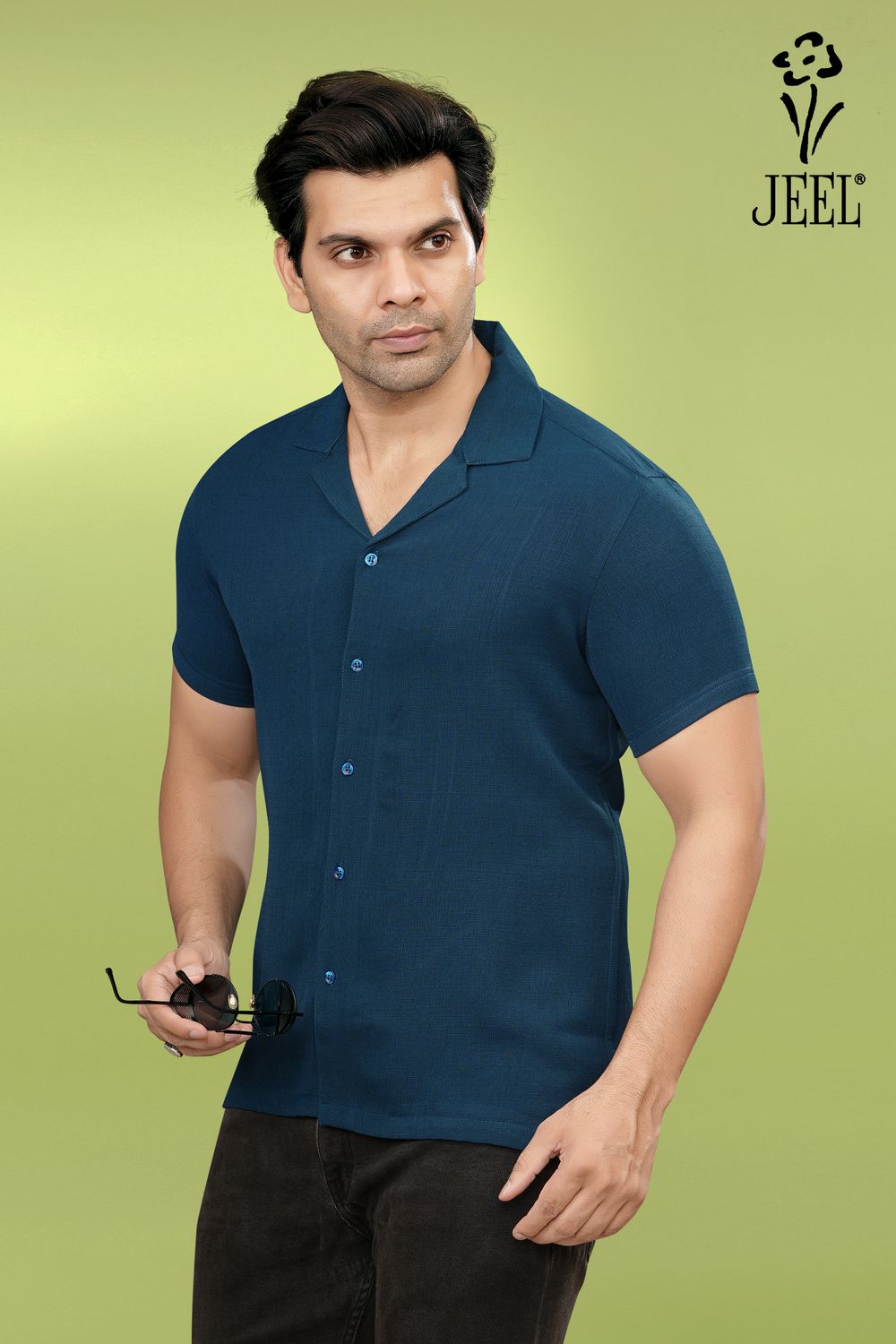 JEEL Gents Shirt - Rama Green