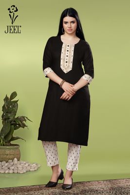 JEEL Kurti &amp; Pant Set