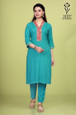 JEEL Kurti &amp; Pant Set