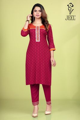 JEEL Kurti &amp; Pant Set