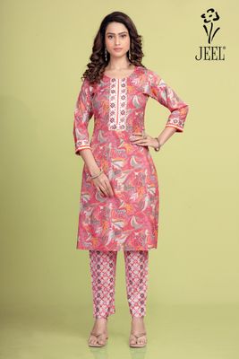 JEEL Kurti &amp; Pant Set