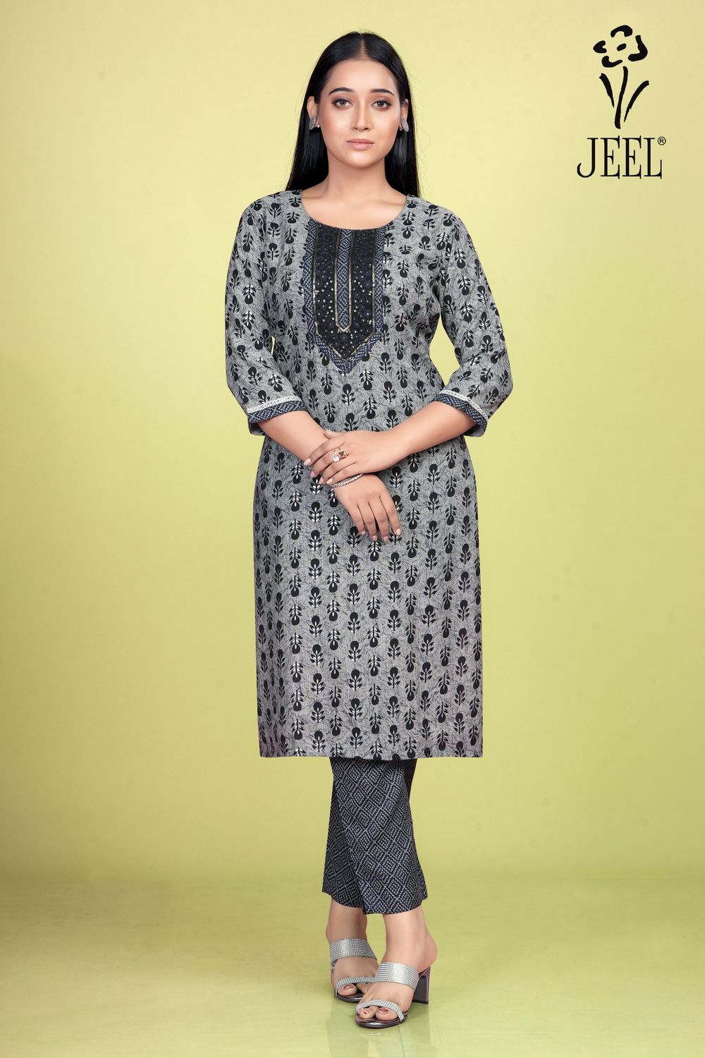 JEEL Kurti &amp; Pant Set