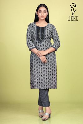 JEEL Kurti &amp; Pant Set