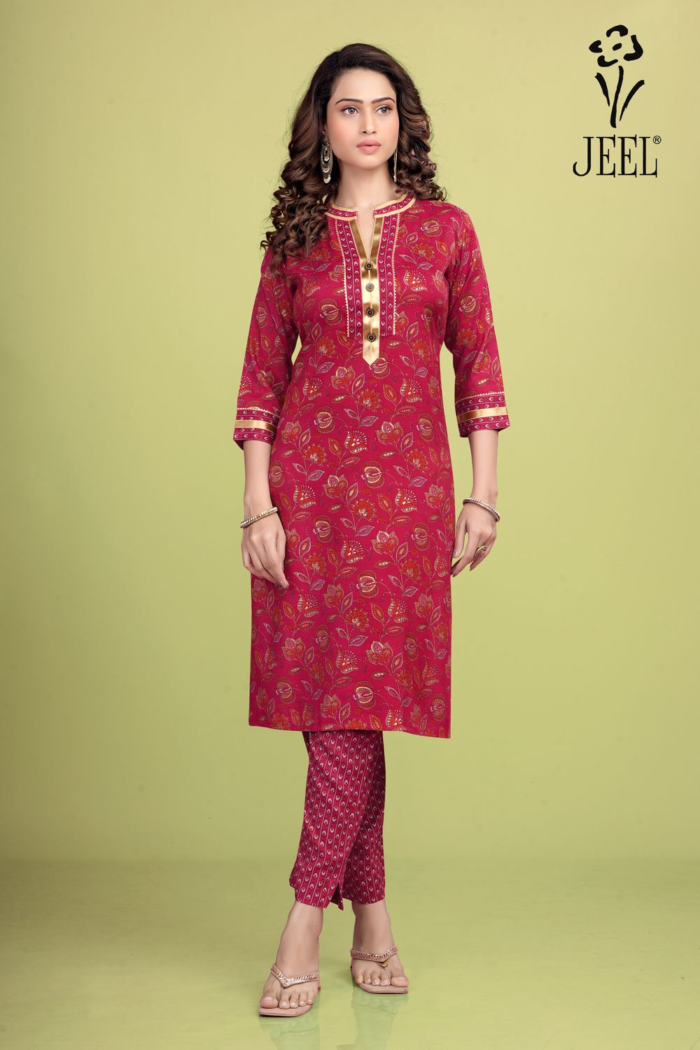 JEEL Kurti &amp; Pant Set