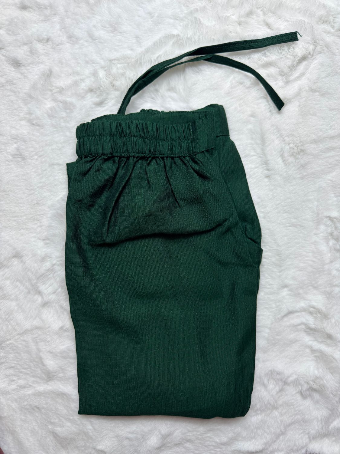 JEEL Pants with Pockets - Forest Green