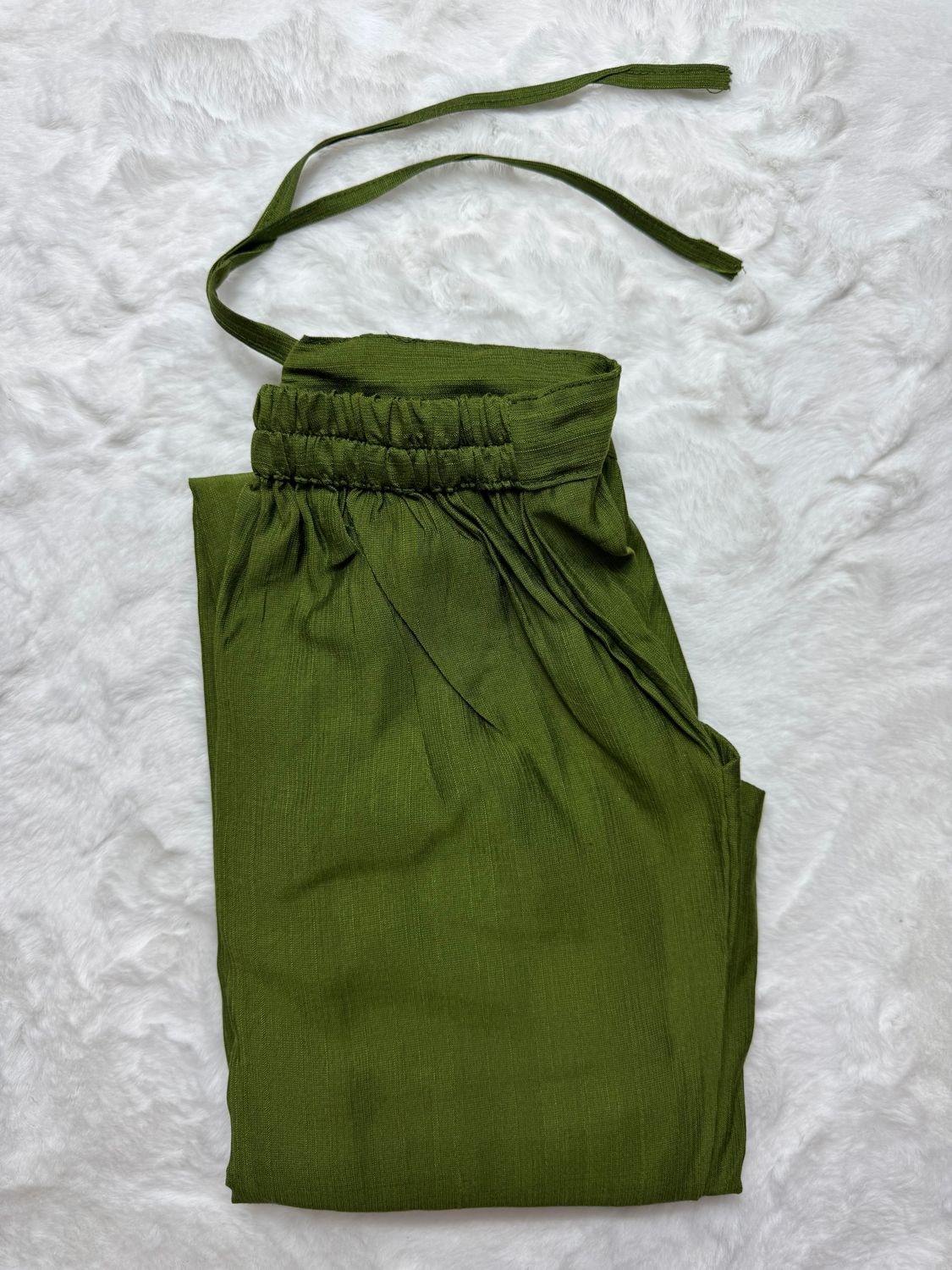 JEEL Pants with Pockets - Mehendi Green