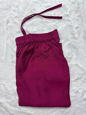 JEEL Pants with Pockets - Magenta