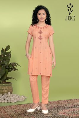 JEEL Children Kurti &amp; Pant Set