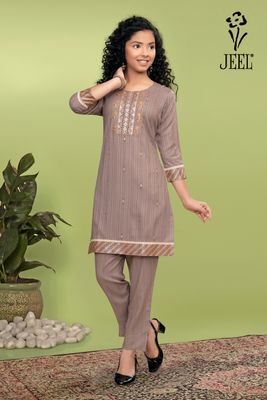 JEEL Children Kurti &amp; Pant Set