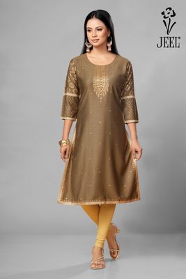 JEEL Casual Kurti - Gold Edition