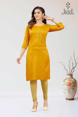 JEEL Casual Kurti - Gold Edition